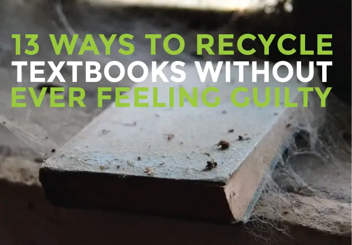 recycle old textbooks