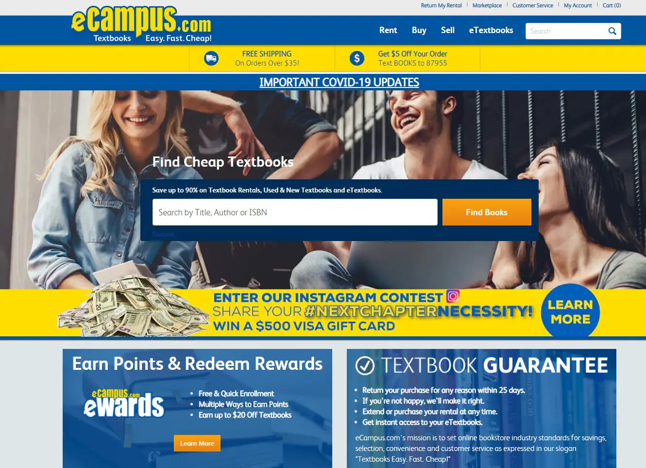 ecampus buy and sell trusted textbooks