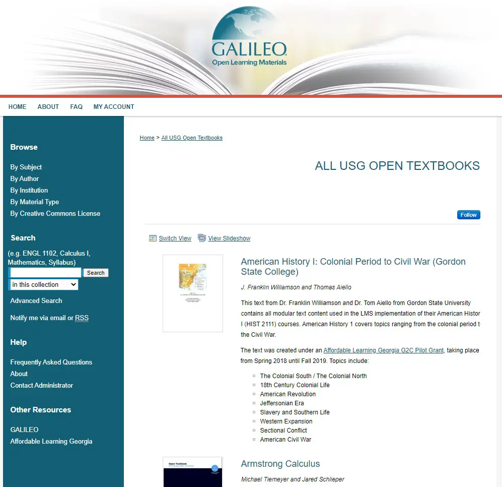 GALILEO Open Learning Materials