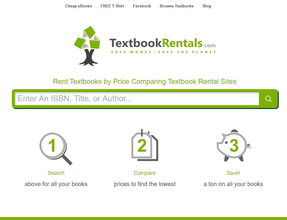 textbookrentals college textbook rental comparison