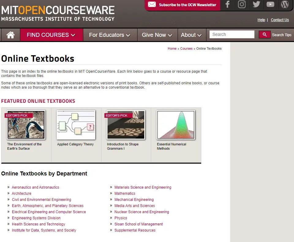 mit-opencoursewear-free-college-textbook-pdf
