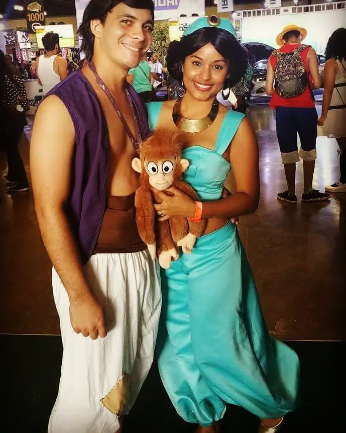 aladdin and princess jasmine cosplay for halloween