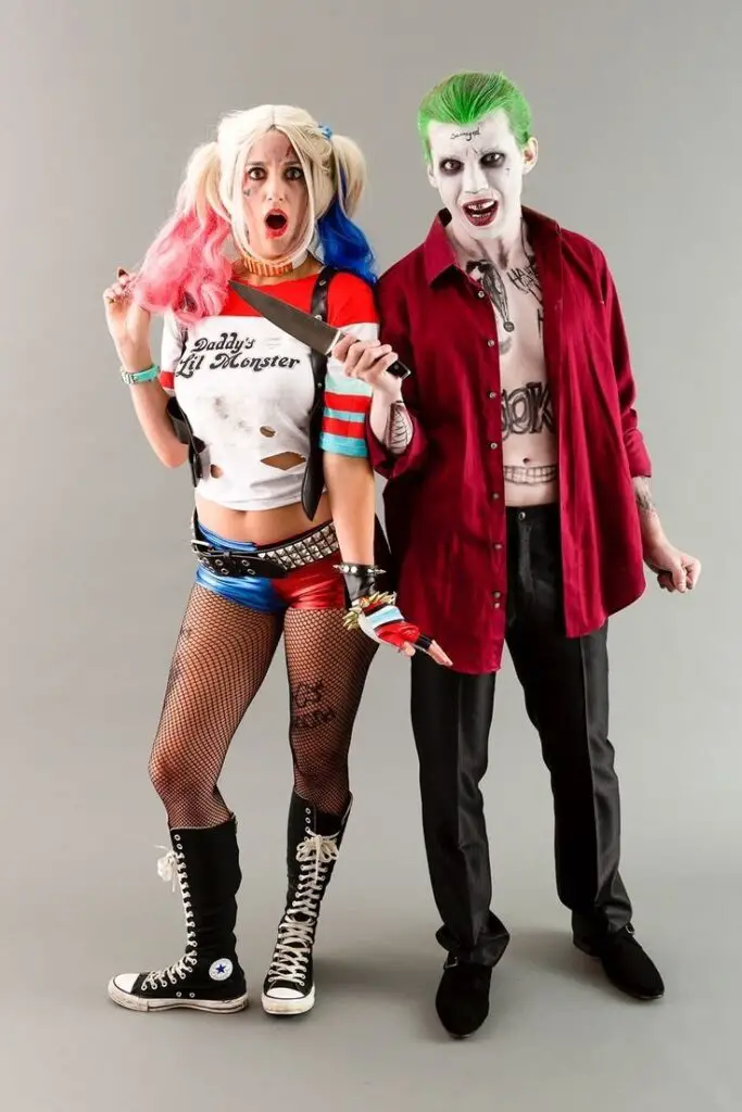 Joker and harley quinn halloween costume ideas pinterest
