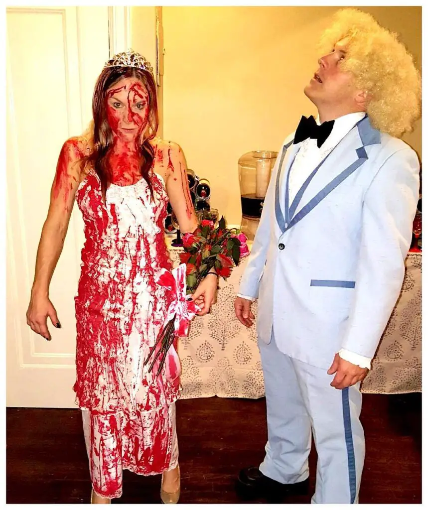 carrie and tommy halloweens scary couples costume