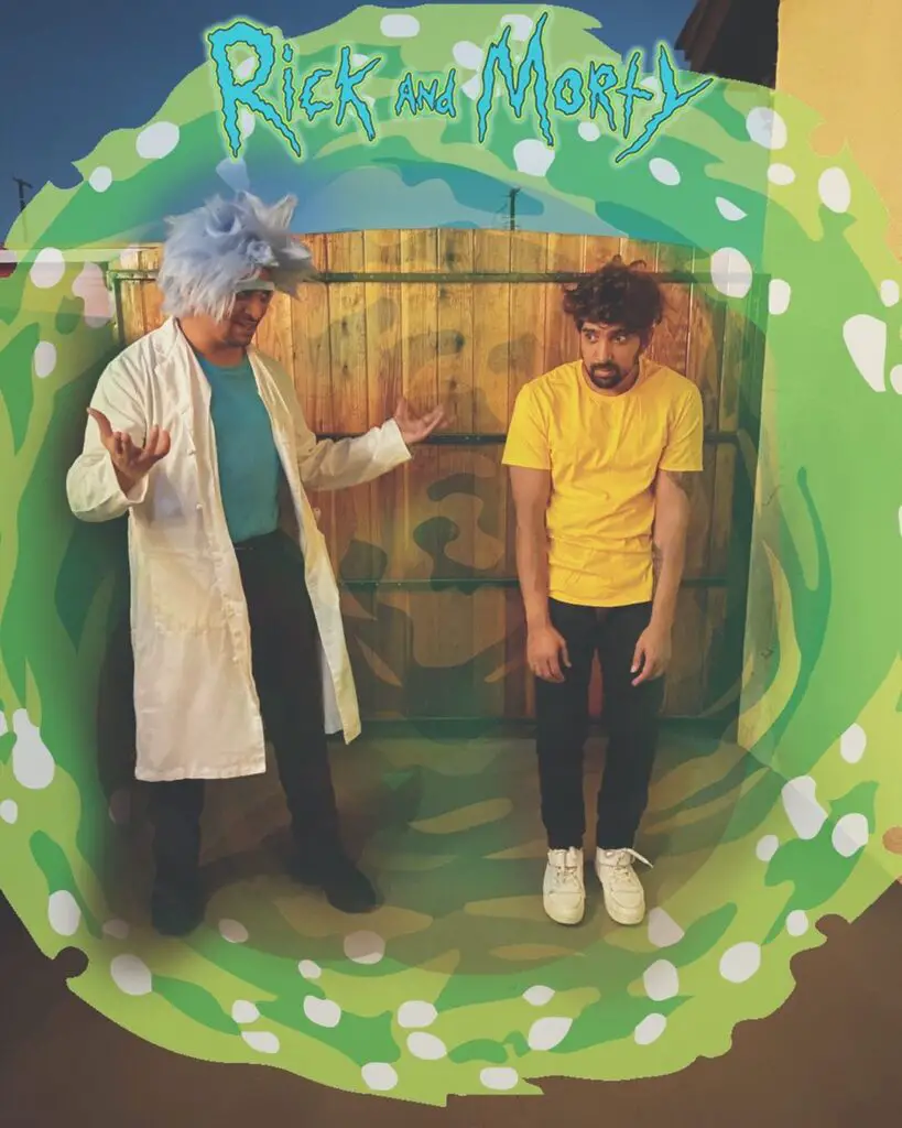 rick and morty duo cosplay