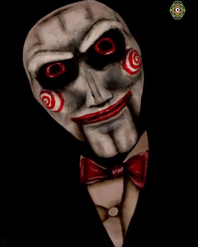 billy the puppet costume from saw movie
