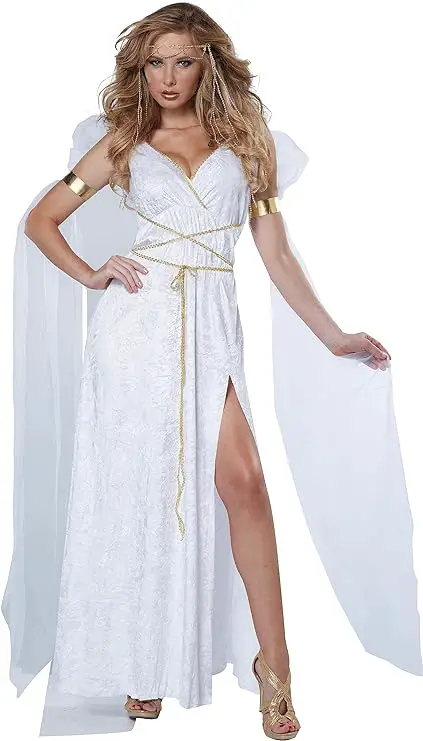 athian greek goddess costume for blond girl
