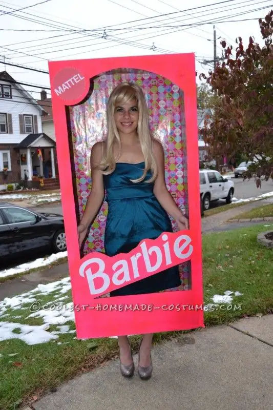 barbie in a box halloween costume for blonde